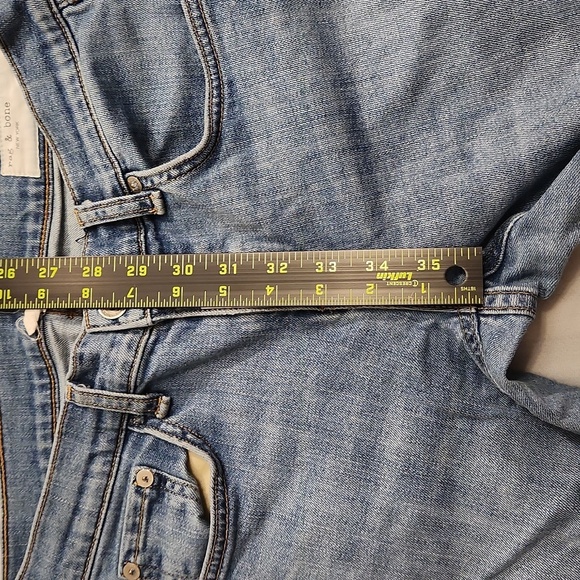 Rag & Bone jeans Dre slim boyfriend women's 25 light wash blue denim - Picture 11 of 15